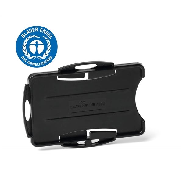 Etui für 2 ID-Karten Langlebig, ECO, 92 x 70 mm, schwarz