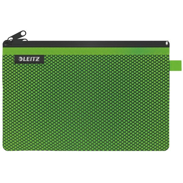 Doppelte Stofftasche, Leitz WOW - groß, grün