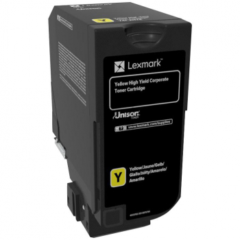 Original Lexmark 74C0H40 Toner gelb