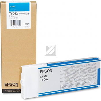 Original Epson C13T606200 / T6062 Tinte cyan