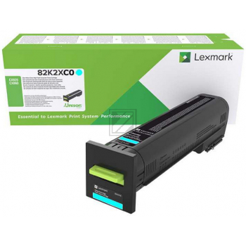 Original Lexmark 82K2XC0 Toner cyan