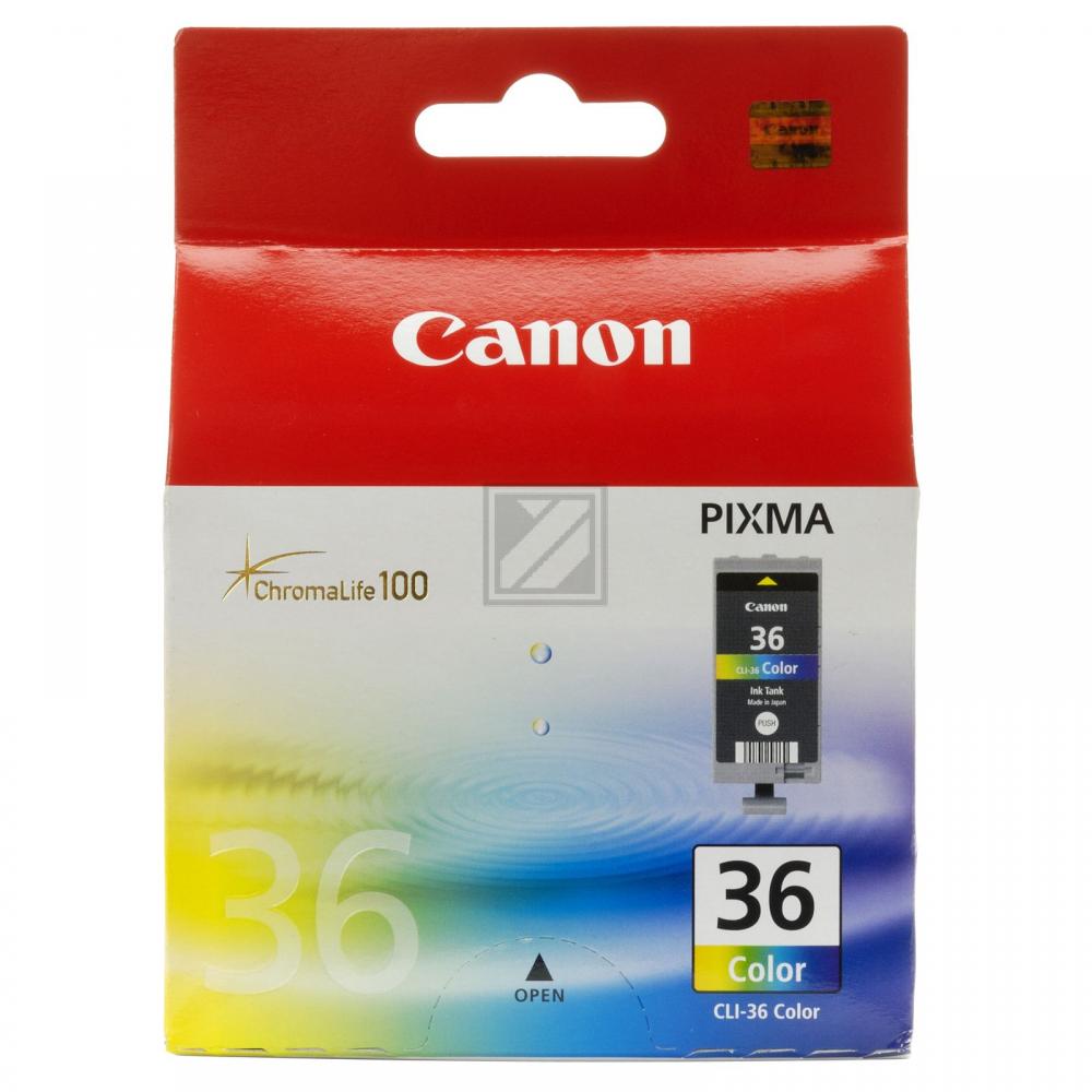 Test Canon Tintenpatrone 3-farbig (1511B001, CLI-36)