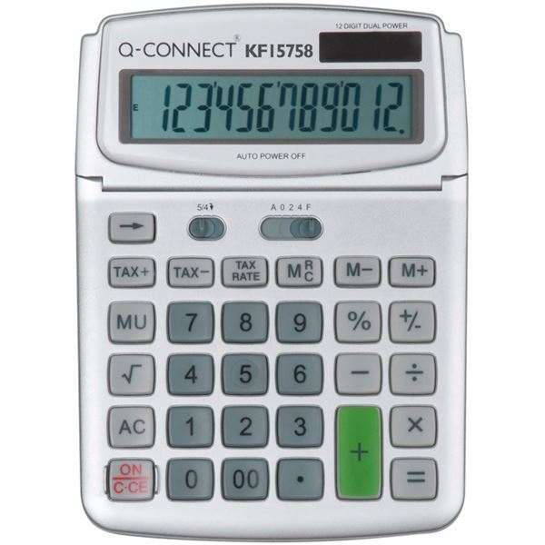 Connect Tischrechner mit 12-stelligem Display