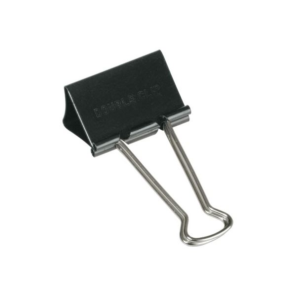 Metallklammern, 15 mm, schwarz, 12 Stück