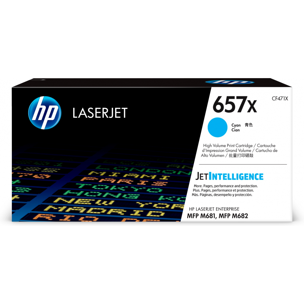 Original HP CF471X / 657X Toner cyan