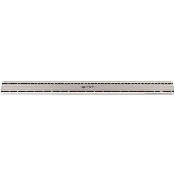 Westcott Aluminium-Lineal, 50 cm
