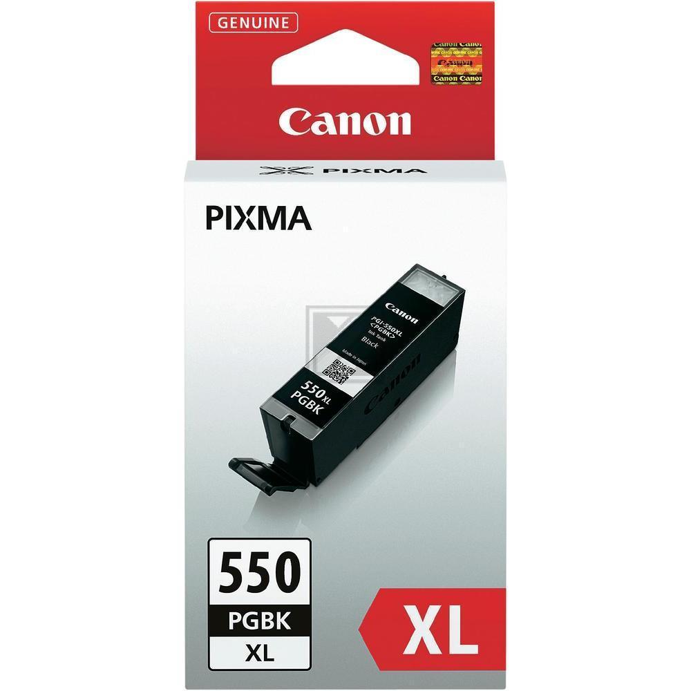 Original Canon 6431B001 / 550PGBKXL Tinte schwarz Canon Tintenpatrone pigment schwarz (6431B001, PGI-550PGBKXL)