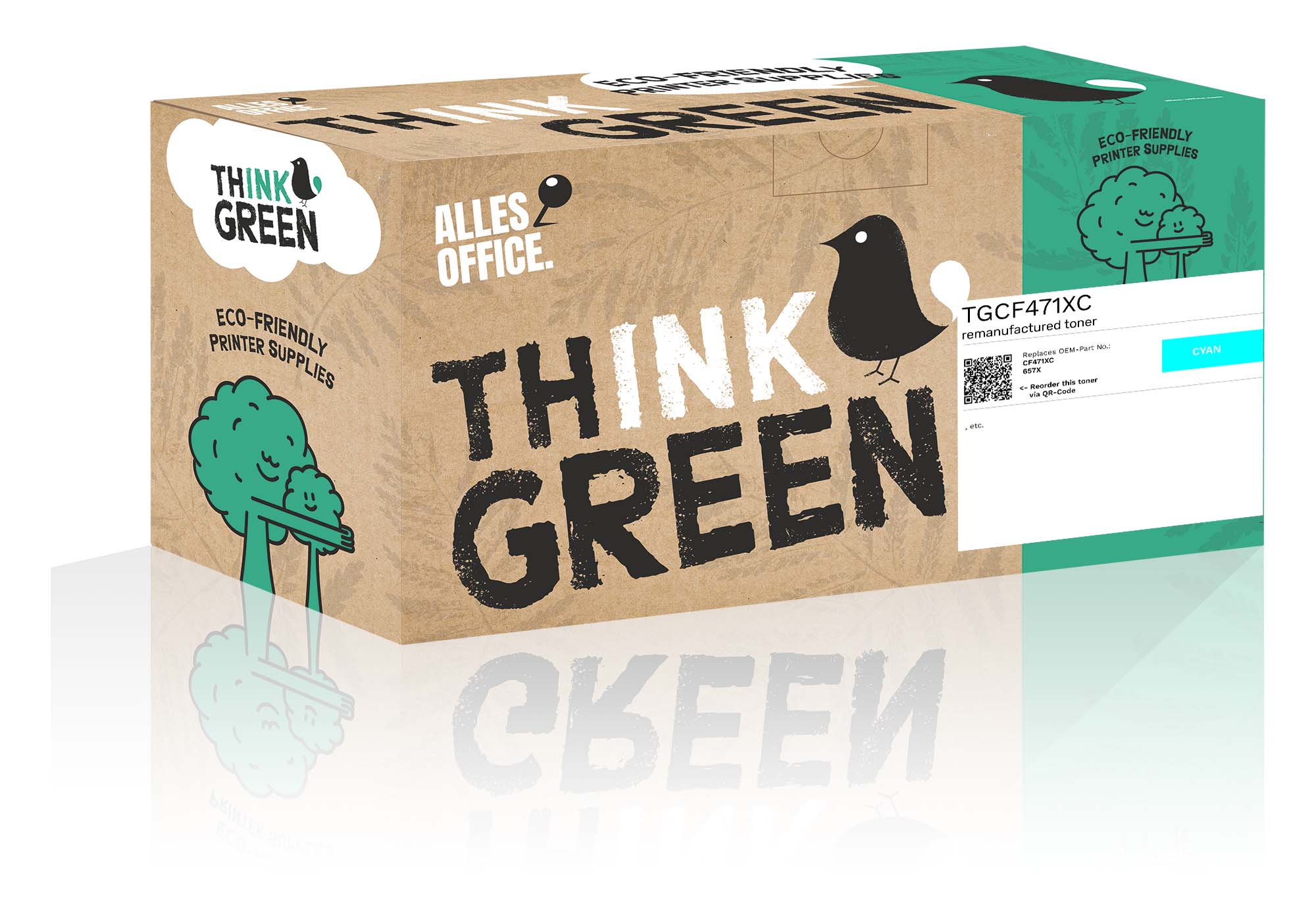 ThinkGreen HP CF471XC / 657X cyan