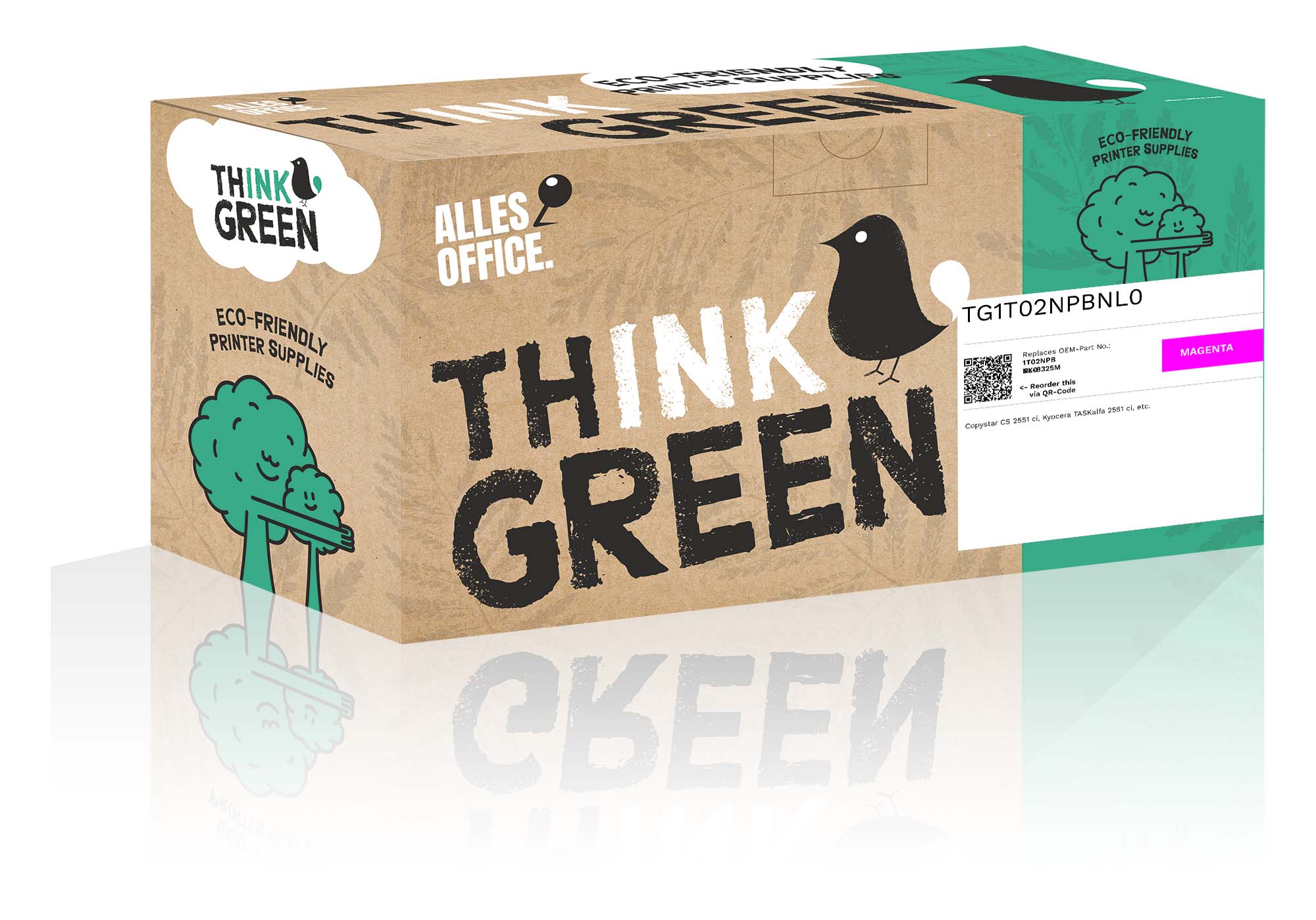 ThinkGreen Kyocera 1T02NPBNL0 / TK-8325M Toner magenta