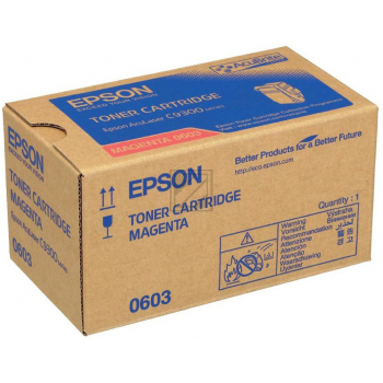 Original Epson C13S050603 / 0603 Toner magenta Epson Toner-Kit magenta (C13S050603, 0603)