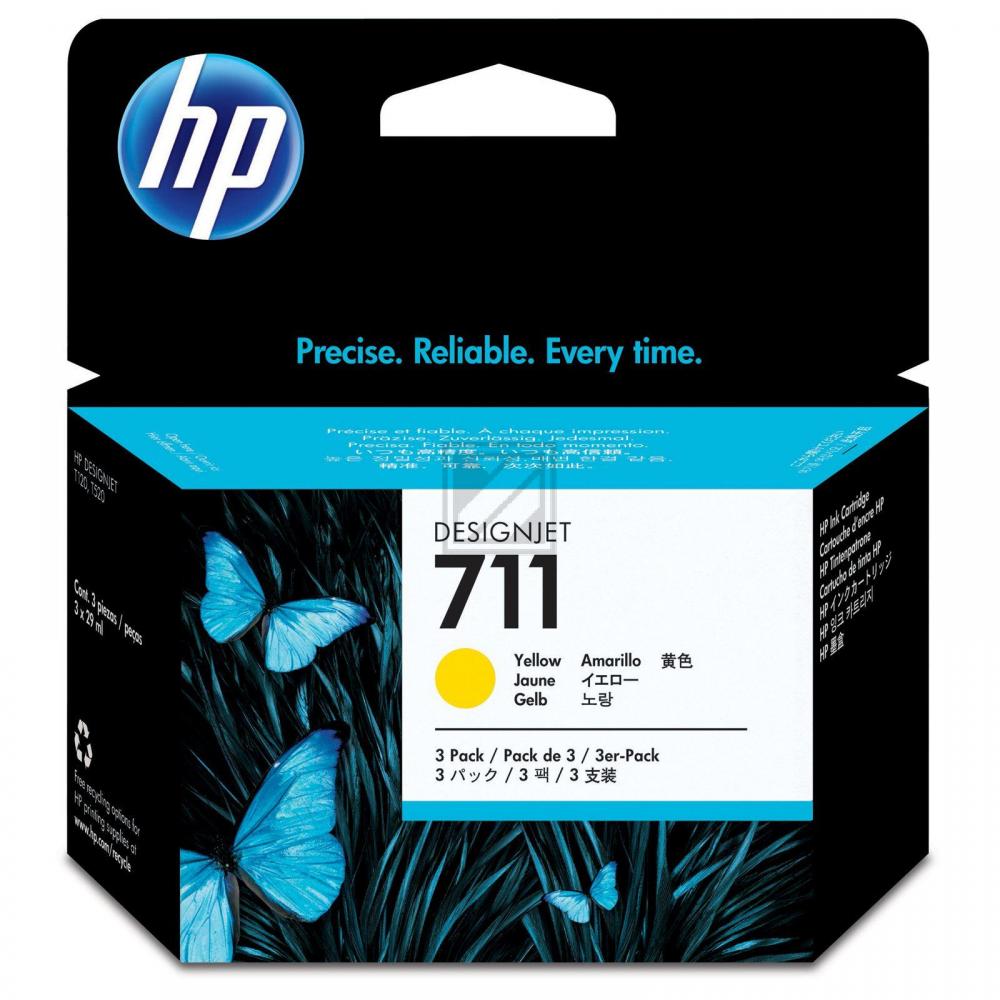 Original HP CZ136A / 711 Tinte gelb