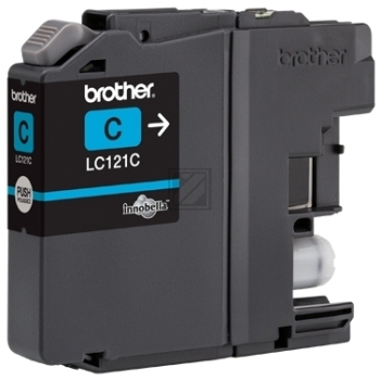 Brother Tintenpatrone cyan (LC-121C)