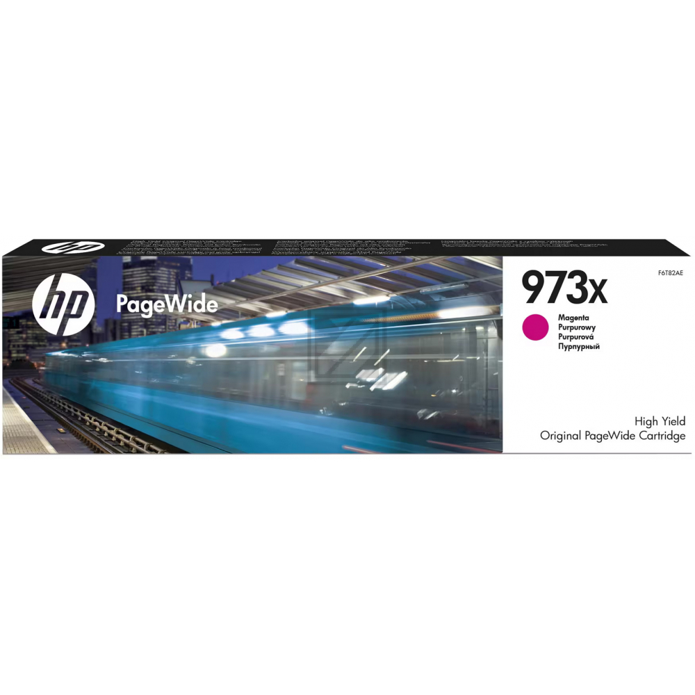 Original HP F6T82AE / 973X Tinte magenta
