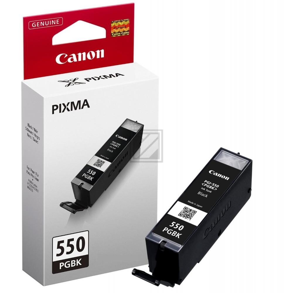 Test Canon Tintenpatrone schwarz (6496B001, PGI-550PGBK)