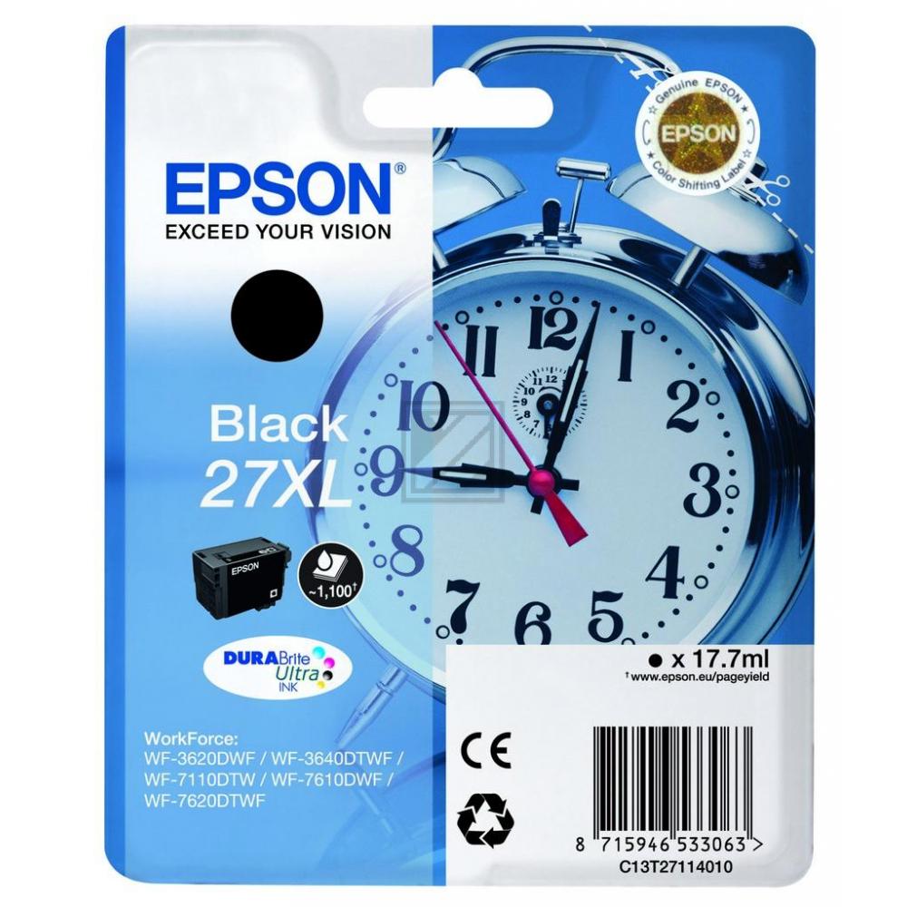 Original Epson C13T27114012 / 27XL Tinte schwarz