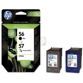 Original HP SA342AE / 56+57 Tinte schwarz, color