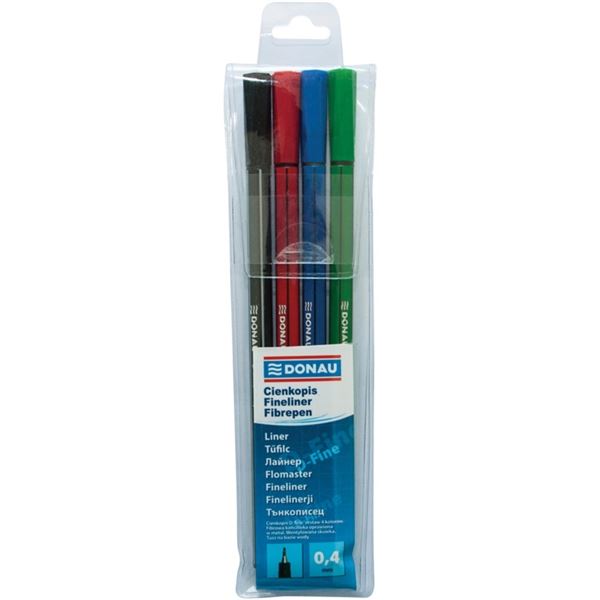Liner DONAU D-Fine, Satz mit 4 Farben