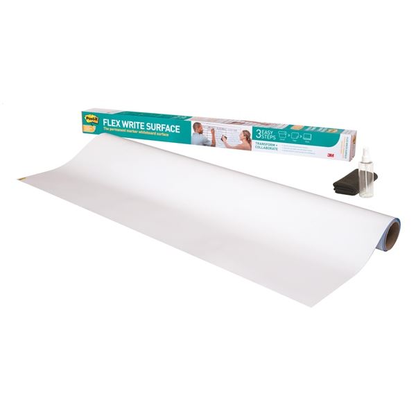 Post-it® Flex Write Folie - weiß, 1,219m x 1,829m