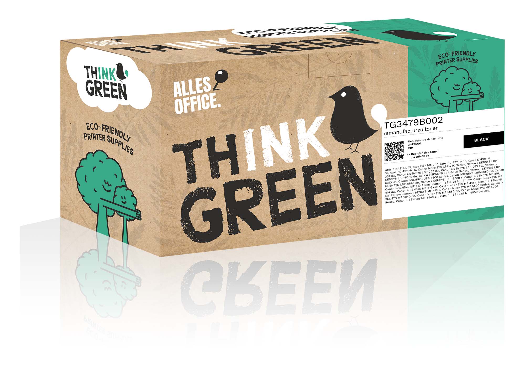ThinkGreen Canon 3479B002 / 719 Toner schwarz