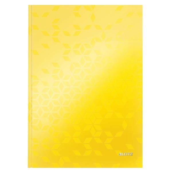 Notizbuch Leitz WOW, A4, Linie, gelb Notizbuch Leitz WOW, A4, Linie, gelb