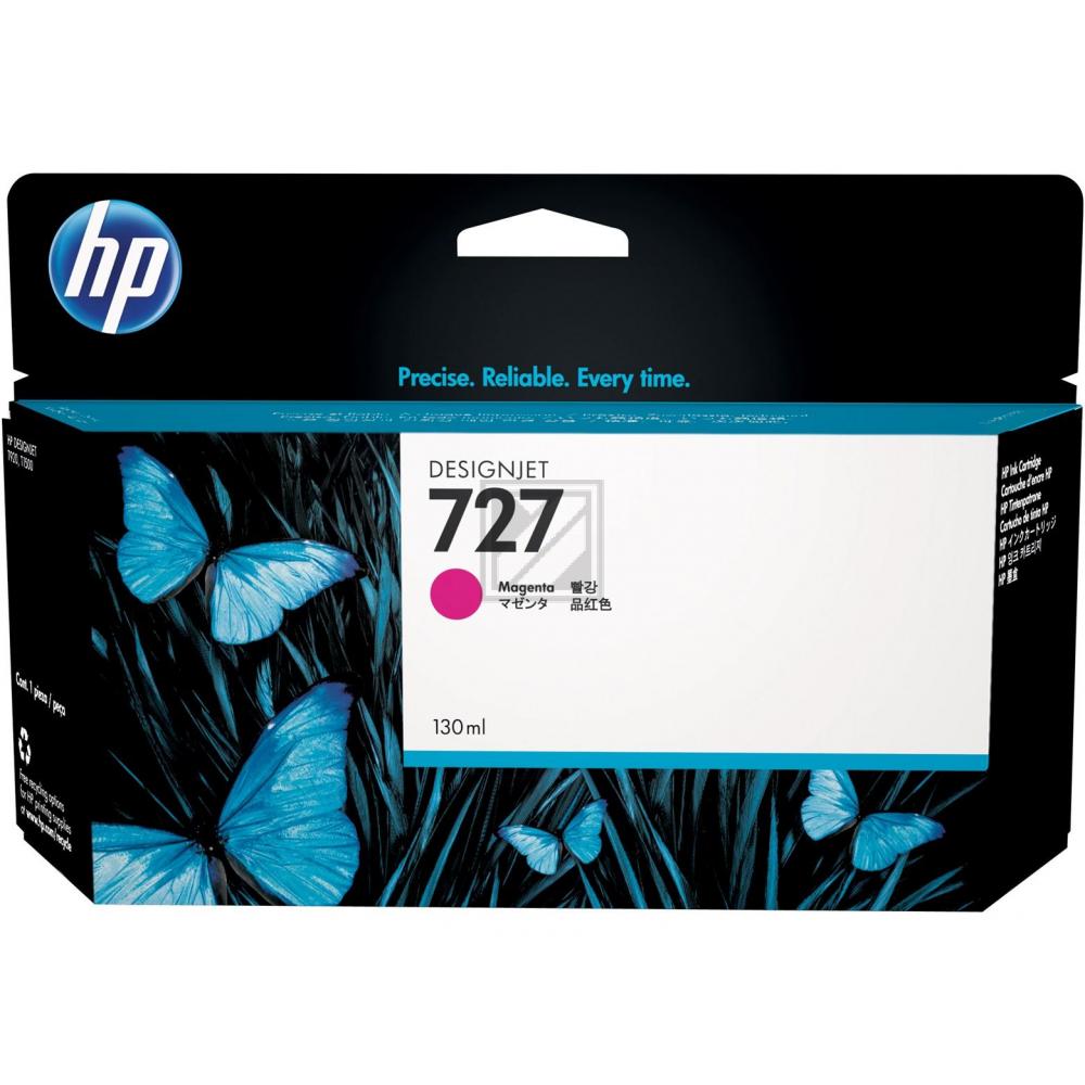 Original HP B3P20A / 727 Tinte magenta