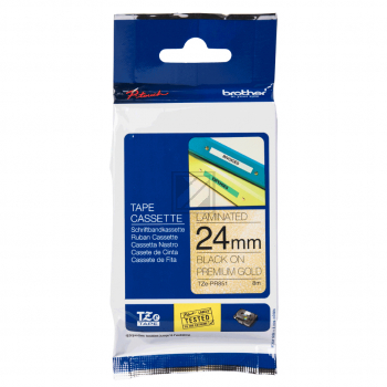 Original Brother TZEPR851 schwarz, gold