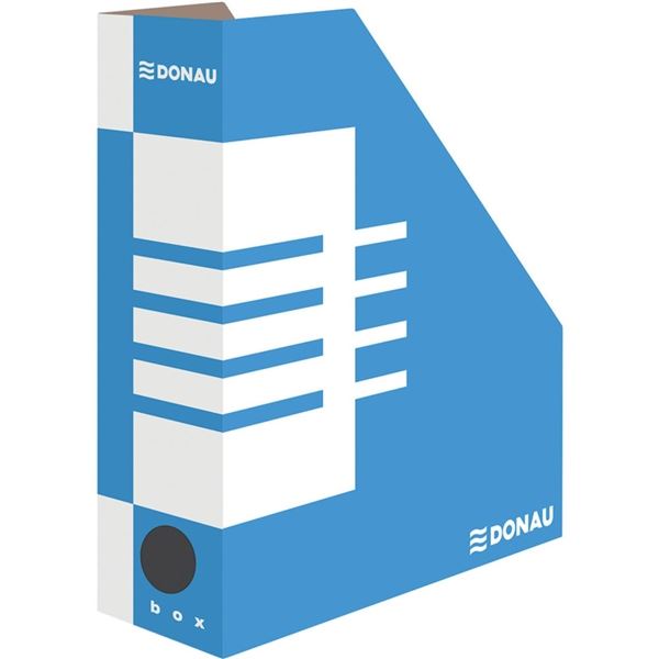 Zeitschriftenständer Donau - A4, Karton, 10 cm, blau