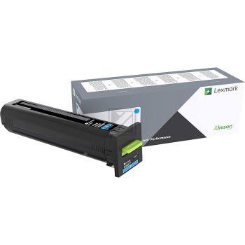 Original Lexmark 72K0X20 Toner cyan