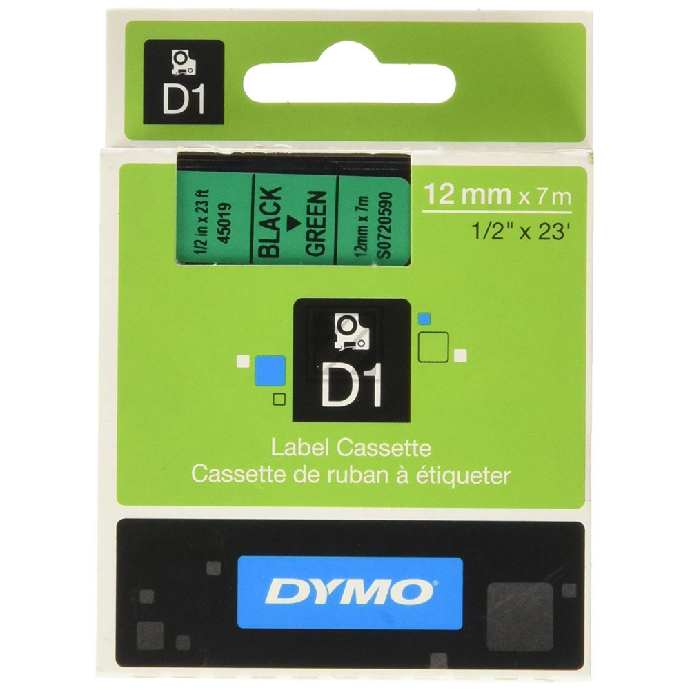 DYMO D1 Standard 12mm x 7m