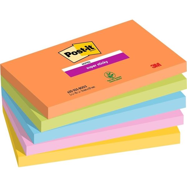 Z-Flocken Super Sticky BOOST, 76x127 mm, 5 Stück
