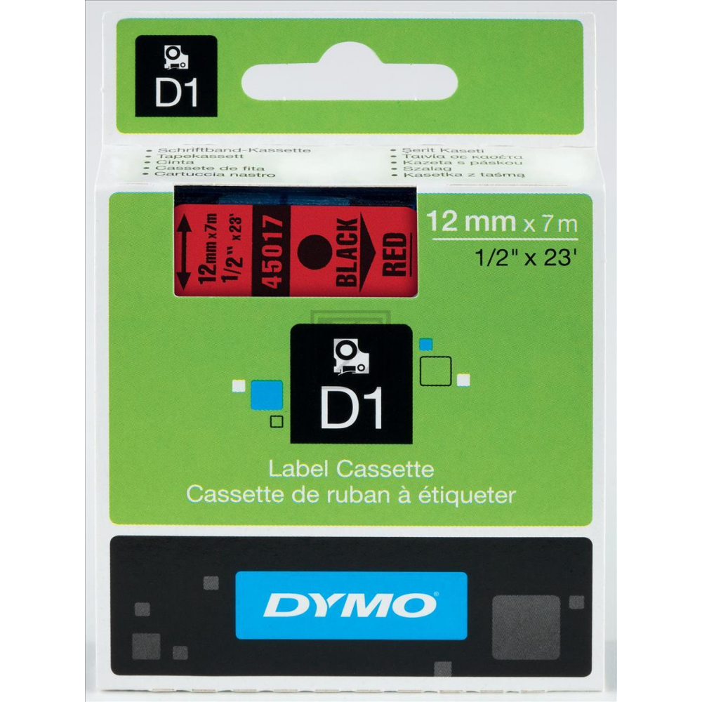 DYMO D1 Standard 12mm x 7m