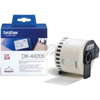 Brother Endlos-Etikett weiß 62mm x 30,48m (DK-44205)