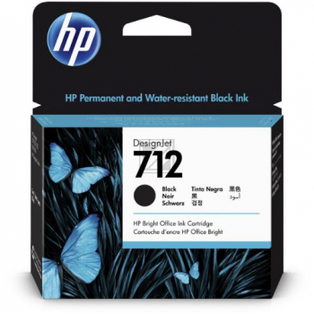 Original HP 3ED71A / 712 Tinte schwarz