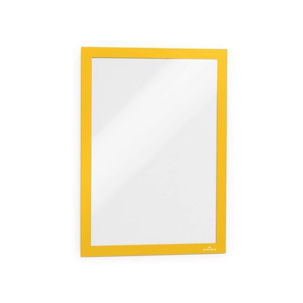 Selbstklebende Rahmen Duraframe, A4, gelb, 2 Stück