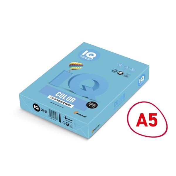 Strichpapier IQ Color A5-AB48, cyan, 80 g/m2, 500l.