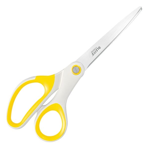 Schere Leitz WOW, titan, 20,5 cm, gelb
