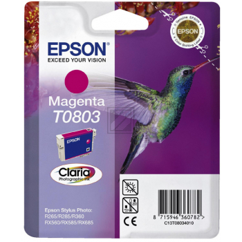 Original Epson C13T08034011 / T0803 Tinte magenta