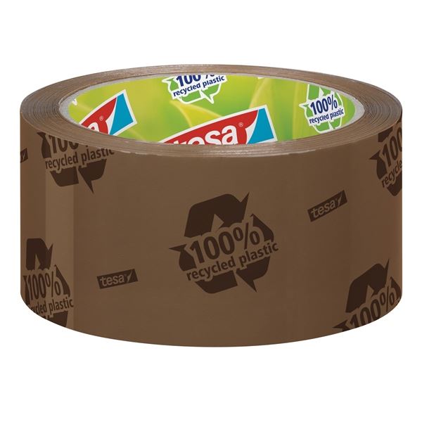 TESA Eco Strong Klebeband 50 mm x 66 m, braun