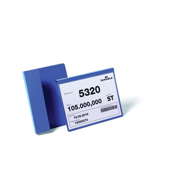 Hängetaschen Hängeklappe - A5, Querformat,blau,50Stück