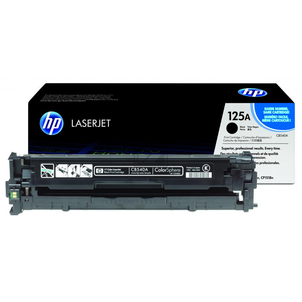 Original HP CB540A / 125A Toner schwarz
