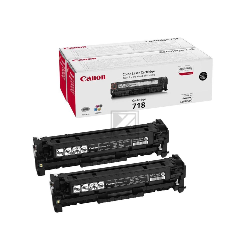 Original Canon 2662B005 / 718BKVP Toner schwarz