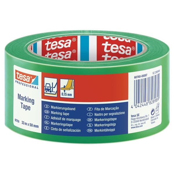 Tesa Markierungsband, 50 mm x 33 m, grün