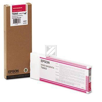 Original Epson C13T606300 / T6063 Tinte magenta