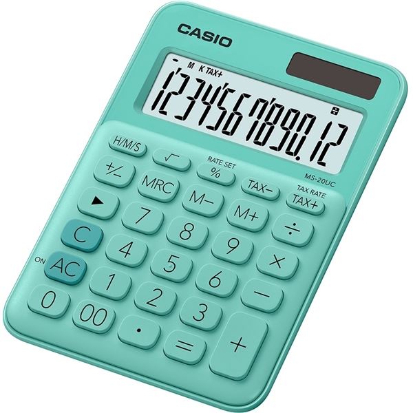 Casio MS-20UC Tischrechner, grün