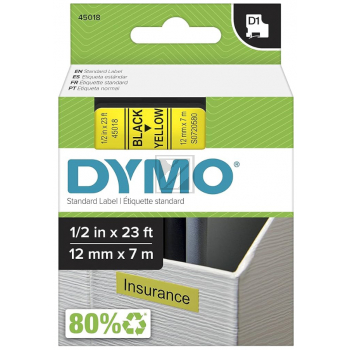 DYMO D1 Standard 12mm x 7m
