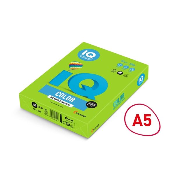 Farbpapier IQ Color A5-MA42, maigrün, 80 g/m2, 500l.