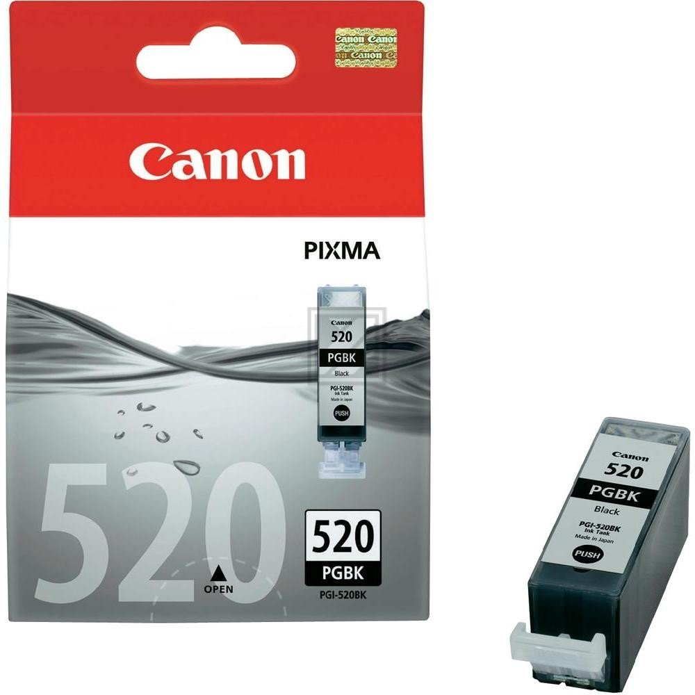 Canon Tintenpatrone photo schwarz (2932B001, PGI-520PGBK)