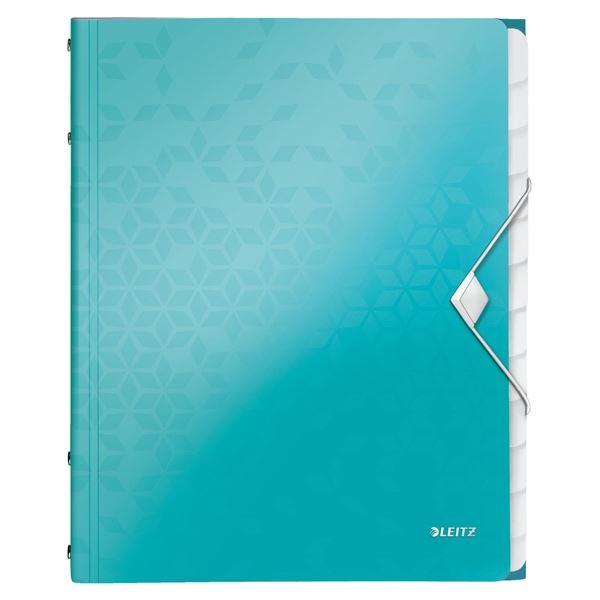 Sortierbuch WOW, A4, 12 Fächer, eisblau