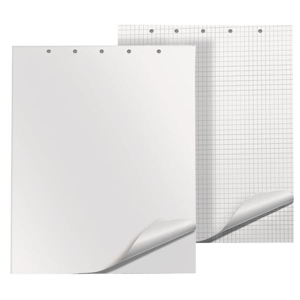 Flipchartblock Q-Connect, klar, 50 Blatt