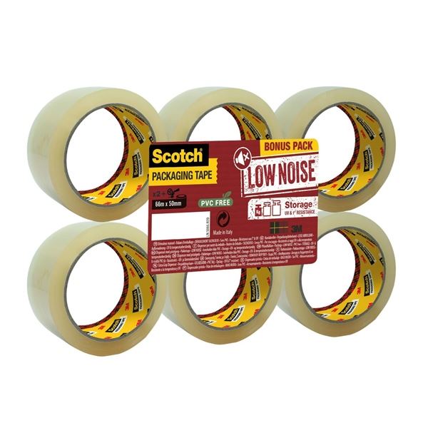 Scotch Packband - klar,48 mmx50 m,geräuschlos,1Stk